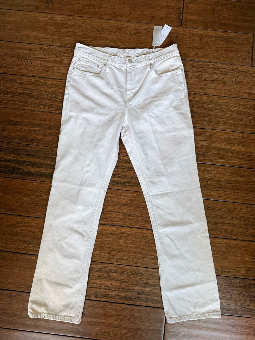 NWT Outerknown Sea Jeans The Dunes Straight Leg Denim Size 32x32 Organic Cotton